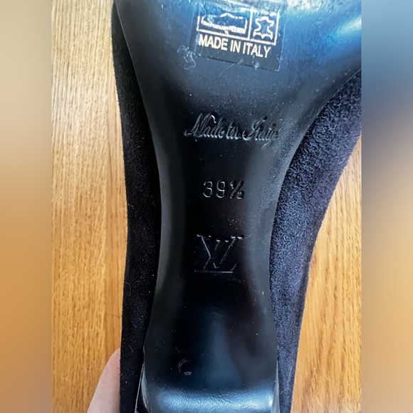 Authentic Louis Vuitton uniform black Silhouette suede boots size 9.5 - Picture 6 of 7